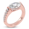 Thumbnail Image 2 of Oval-Cut Created By Jared Studio Lab-Created Diamond Engagement Ring 3-1/2 ct tw 14K Rose Gold