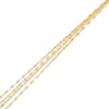 Thumbnail Image 2 of Italia D'Oro Solid Four-Strand Valentino Mirror Chain Necklace 14K Yellow Gold 17&quot;