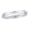 Thumbnail Image 1 of Kirk Kara Diamond Twist Wedding Band 1/6 ct tw Platinum