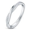 Thumbnail Image 2 of Kirk Kara Diamond Twist Wedding Band 1/6 ct tw Platinum