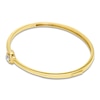 Thumbnail Image 2 of Unspoken Diamond Solitaire Bangle Bracelet 1/2 ct tw 14K Yellow Gold 7.25&quot; (I1/I)