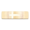 Thumbnail Image 3 of Men's Cross Center Brushed Wedding Band 14K Yellow Gold 6mm