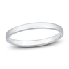 Thumbnail Image 1 of Comfort Fit Wedding Band 10K White Gold 2mm Size 7