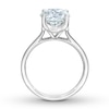 Thumbnail Image 2 of The Leo First Light Diamond Solitaire Ring 3 carats 14K White Gold