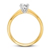 Thumbnail Image 1 of Diamond Solitaire Engagement Ring 1/2 ct tw Round 14K Two-Tone Gold (I1/I)