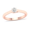 Thumbnail Image 0 of Diamond Solitaire Ring 1/3 ct tw Round-cut 14K Rose Gold (SI2/I)