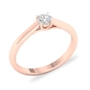 Thumbnail Image 2 of Diamond Solitaire Ring 1/3 ct tw Round-cut 14K Rose Gold (SI2/I)