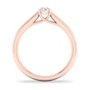 Thumbnail Image 3 of Diamond Solitaire Ring 1/3 ct tw Round-cut 14K Rose Gold (SI2/I)
