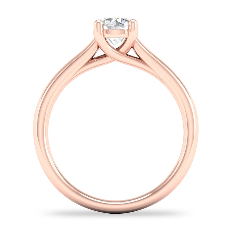 3/4ct Pink Diamond Rose Gold Solitaire