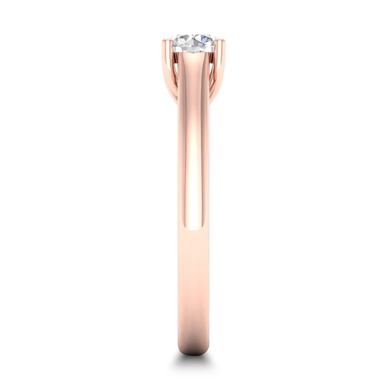 Diamond Solitaire Ring 1/4 ct tw Round-cut 14K Rose Gold (SI2/I)