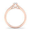 Thumbnail Image 2 of Diamond Solitaire Ring 1/4 ct tw Round-cut 14K Rose Gold (SI2/I)