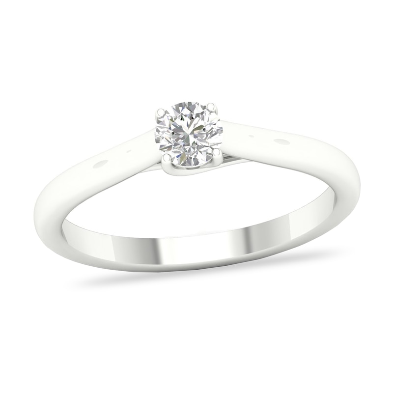 Diamond Solitaire Ring 1/3 ct tw Round-cut 14K White Gold (SI2/I) | Jared