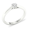Thumbnail Image 2 of Diamond Solitaire Ring 1/3 ct tw Round-cut 14K White Gold (SI2/I)