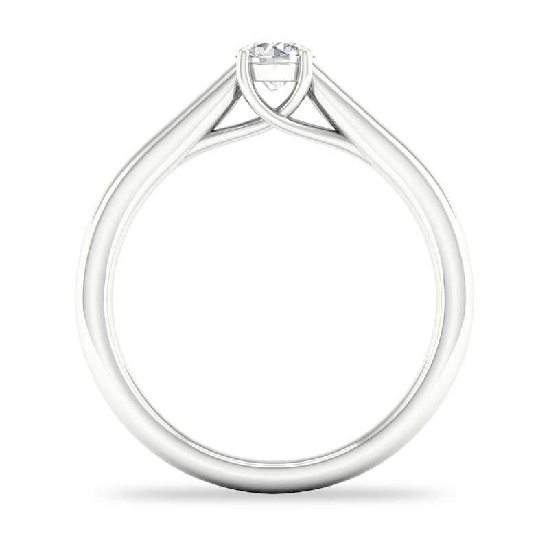 Diamond Solitaire Ring 1/3 ct tw Round-cut 14K White Gold (SI2/I)