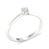 Thumbnail Image 3 of Diamond Solitaire Ring 1/6 ct tw Round-cut Platinum (SI2/I)