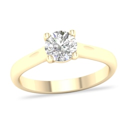 Diamond Solitaire Ring 1 ct tw Round-cut 14K Yellow Gold (SI2/I)