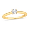 Thumbnail Image 1 of Diamond Solitaire Engagement Ring 1/3 ct tw Round-cut 14K Yellow Gold (I2/I)