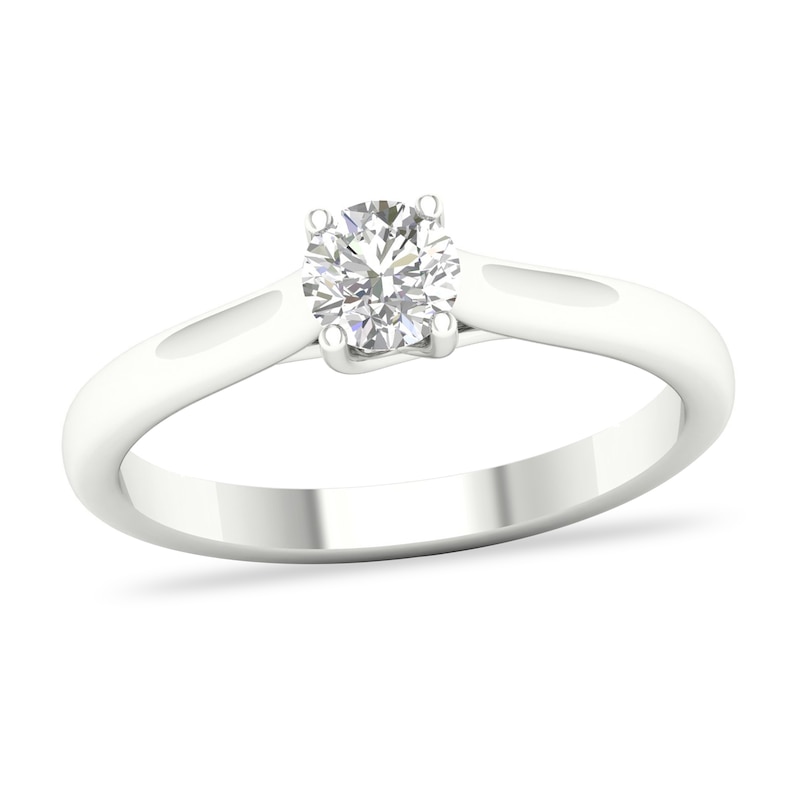 Diamond Solitaire Ring 1/4 ct tw Round-cut 14K White Gold (SI2/I) | Jared