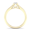 Thumbnail Image 3 of Diamond Solitaire Ring 1/4 ct tw Round-cut 14K Yellow Gold (SI2/I)