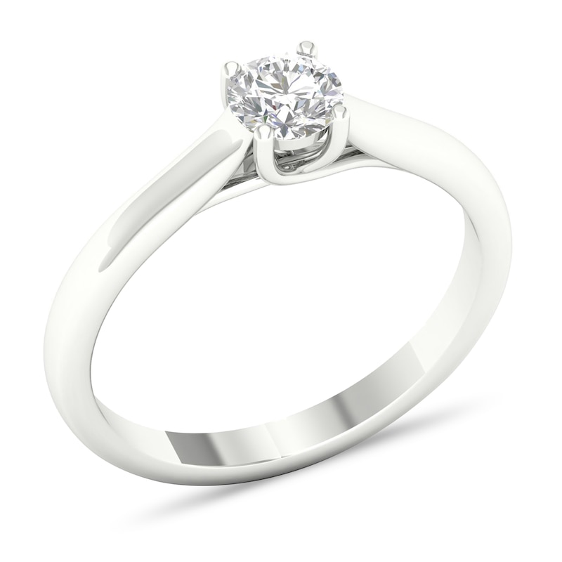 Diamond Solitaire Ring 1/4 ct tw Round-cut Platinum (SI2/I)