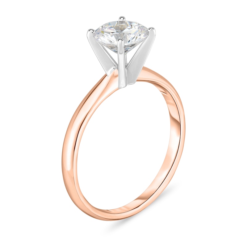 Diamond Solitaire Ring 1/3 ct tw Round 14K Rose Gold (I1/I) | Jared