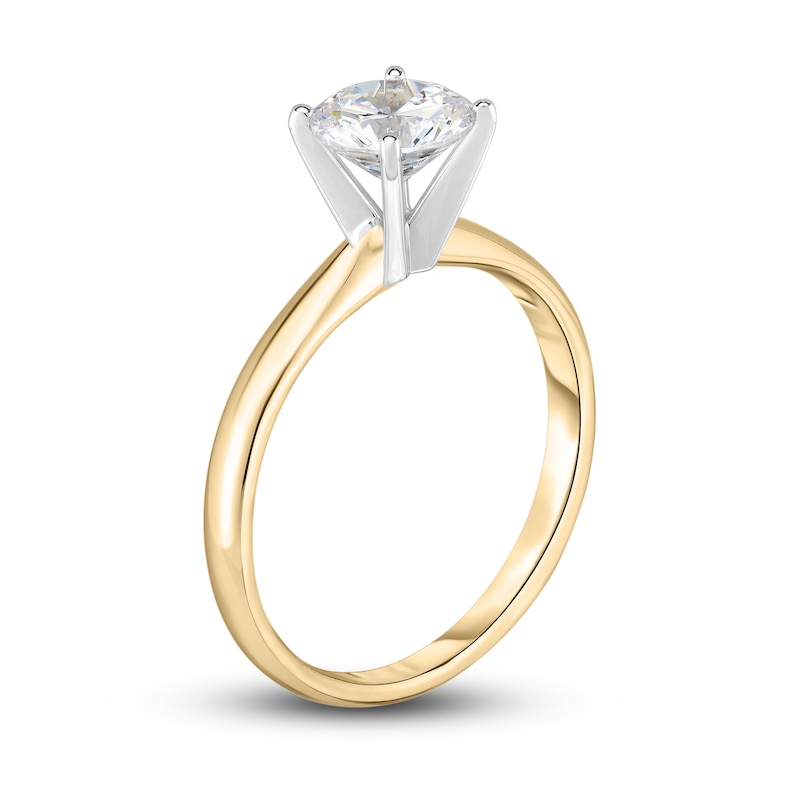 Diamond Solitaire Ring 1/5 ct tw Round 14K Yellow Gold (I1/I)