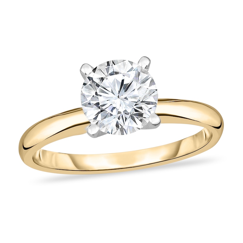 Diamond Solitaire Ring 3/4 ct tw Round 14K Yellow Gold (I1/I) | Jared