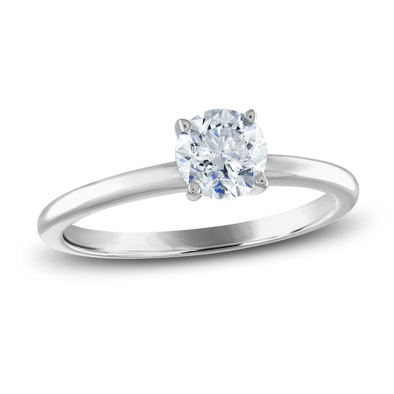 Diamond Solitaire Ring 3/4 ct tw Round 14K White Gold (I2/I) | Jared
