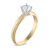 Thumbnail Image 1 of Diamond Solitaire Ring 1/2 ct tw Round 14K Two-Tone (I2/I)