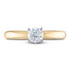 Thumbnail Image 2 of Diamond Solitaire Ring 1/2 ct tw Round 14K Two-Tone (I2/I)