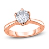 Thumbnail Image 1 of Diamond Solitaire Ring 1 ct tw Round 14K Rose Gold (I2/I)