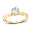 Thumbnail Image 1 of Diamond Solitaire Twist Engagement Ring 1-1/2 ct tw Round 14K Yellow Gold (I2/I)