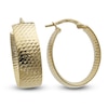 Thumbnail Image 2 of Hollow Hoop Earrings 10K Yellow Gold 22mm