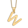 Thumbnail Image 1 of Initial W Necklace 14K Yellow Gold 18&quot;