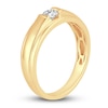 Thumbnail Image 2 of Men's Diamond Wedding Band 1/4 ct tw Round 14K Yellow Gold (I/I1)