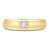 Thumbnail Image 3 of Men's Diamond Wedding Band 1/4 ct tw Round 14K Yellow Gold (I/I1)