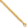 Thumbnail Image 1 of High-Polish Bamboo Chain Necklace 24K Yellow Gold 18&quot; 4.0mm