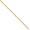 Thumbnail Image 2 of High-Polish Bamboo Chain Necklace 24K Yellow Gold 18&quot; 4.0mm