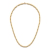 Thumbnail Image 5 of High-Polish Bamboo Chain Necklace 24K Yellow Gold 18&quot; 4.0mm