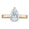 Thumbnail Image 3 of Certified Pear-Shaped Diamond Solitaire Engagement Ring 1-1/2 ct tw 14K Yellow Gold (I/I1)