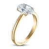 Thumbnail Image 1 of Certified Oval-Cut Diamond Solitaire Engagement Ring 1-1/2 ct tw 14K Yellow Gold (I/I1)