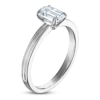 Thumbnail Image 1 of Certified Emerald-Cut Diamond Solitaire Engagement Ring 1 ct tw 14K White Gold (I/I1)