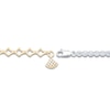 Thumbnail Image 3 of Diamond Tennis & Open Link Bracelet 1-1/2 ct tw 14K Two-Tone Gold 7&quot;