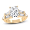 Thumbnail Image 1 of Radiant-Cut Created By Jared Studio Lab-Created Diamond Engagement Ring 3-1/2 ct tw 14K Yellow Gold