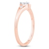 Thumbnail Image 2 of Princess-Cut Quad Diamond Promise Ring 1/5 ct tw 10K Rose Gold