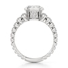 Thumbnail Image 2 of J'Lure Octagon Step-Cut Lab-Created Diamond Engagement Ring 3-3/8 ct tw 18K White Gold