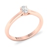 Thumbnail Image 3 of Diamond Solitaire Ring 1/4 ct tw Oval-cut 14K Rose Gold (SI2/I)