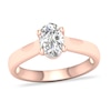 Thumbnail Image 0 of Diamond Solitaire Ring 1 ct tw Oval-cut 14K Rose Gold (SI2/I)