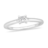 Thumbnail Image 0 of Diamond Solitaire Engagement Ring 3/8 ct tw Princess-cut 14K White Gold (I2/I)