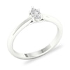 Thumbnail Image 3 of Diamond Solitaire Ring 1/4 ct tw Pear-shaped 14K White Gold (SI2/I)
